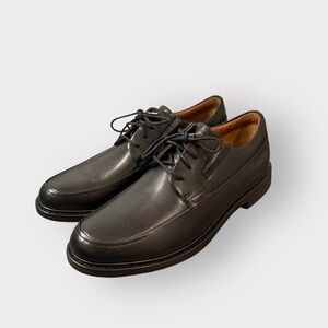 Clarks Soft Stags Black Leather Dress Shoes - Air Vent Active, NIB